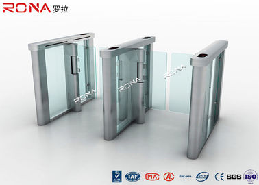 Pinggang Hight Speed ​​Gate Turnstile Swing Barrier AC 220V 100W Dengan Servo Motor