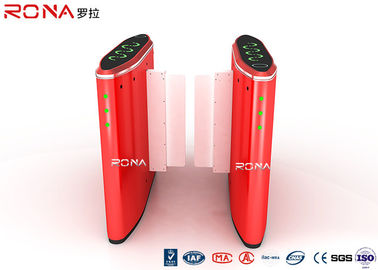 Alarm Flap Sliding Barrier Gate Security Bagian Turnstile Dengan IR Sensor