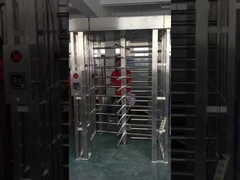 Pintu Putar Otomatis Penuh Deluxe Sistem Pejalan Kaki Fasilitas Parkir Gerbang Berputar