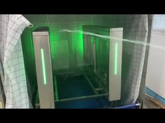 Gym Dan Kontrol Akses Pabrik Gerbang Pintu Putar Penghalang Ayun Sepenuhnya Otomatis Dengan Motor Tanpa Sikat