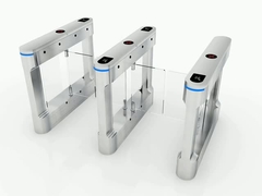 Pintu Swing Slim Turnstile Access Management Pintu Swing Otomatis Dengan Pengakuan Wajah