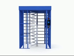Full Height Turnstile Face Reader dengan Turnstiles stainless steel Aman Turn Style Gate