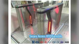 Akses Aman Pintu Putar RFID Dua Arah