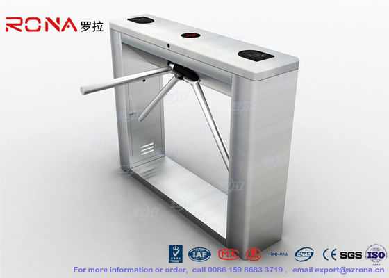 Biometrik Stainless Steel Turnstile Tripod Dengan RFID Access Control System