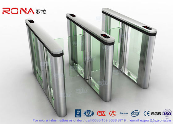 Kecepatan Masuk Kontrol Gerbang Turnstile Mewah Kecepatan Stainless Steel Barrier Gate