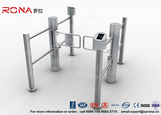 Club Portable Swing Barrier Gate Mechanism Elektronik Dengan Indikator Arah CE Disetujui