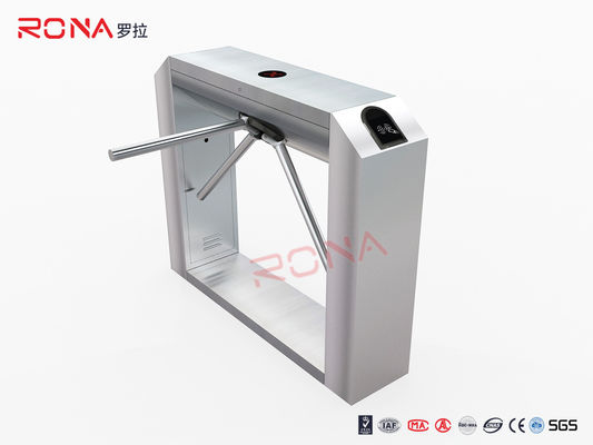 Mekanisme Turnstile Tripod Kontrol Masuk Aman 550mm Lebar Passage Satu Tahun Garansi