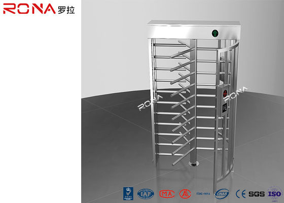 Remote Control 3 Armed Kendali Tinggi Turnstile SUS304 Stainless Steel Single Lane