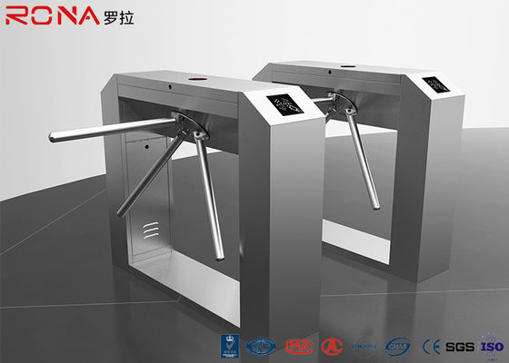 Bridge Type Pedestrian Security Gates RFID Flap Barrier Turnstile Pembaca Sidik Jari