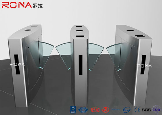 Gerbang Turnstile Pedestrian Tahan Lama, Sistem Pintu Masuk Turnstile Flap 0.6s Waktu Operasi