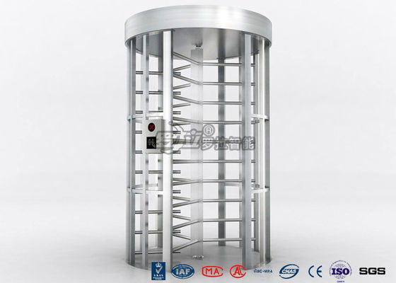 Pengenalan Wajah Keamanan Turnstile Penuh Tinggi Pedestrian Revolving Gate Outdoor