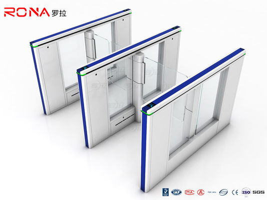 20 Pasang Gerbang Kecepatan Pintu Putar Kontrol Akses Pembaca Kartu Deteksi Sensor Tirai Cahaya